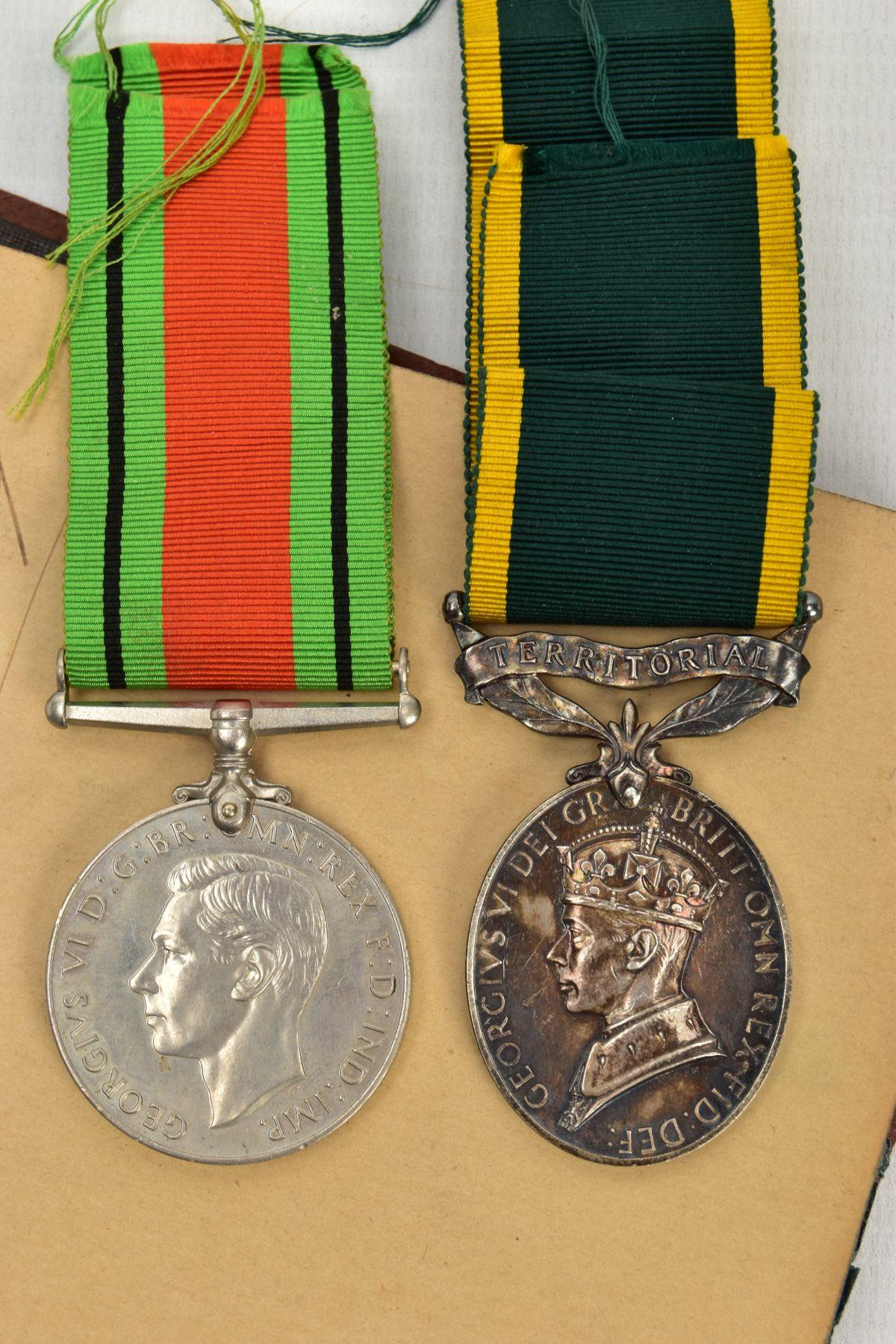 A WW2 TERRITORIAL EFFICIENCY GROUP OF FIVE MEDALS, attributed to CPL Norman Edward TRIPPASS R.E. - Image 2 of 7