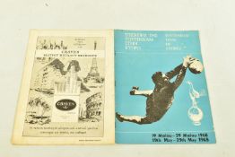 TOTTENHAM HOTSPUR, Football Programme, Tour of Cyprus 19th-29th May 1968