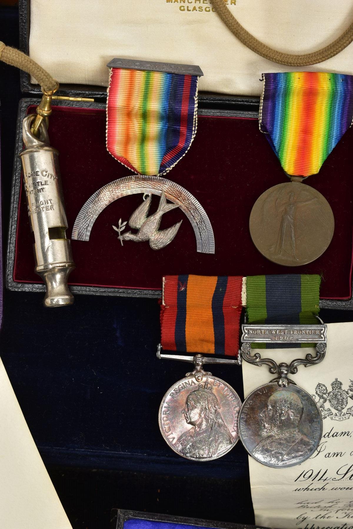 THE GREAT WAR DSO, MC, DOUBLE GALLANTRY GROUP OF SIX MEDALS TO CAPTAIN WILLIAM PAUL, 1st BTN WEST - Image 3 of 22