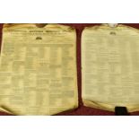 LIVERPOOL RACECOURSE, a collection of twenty-five original Race Meeting Broadsheets from the