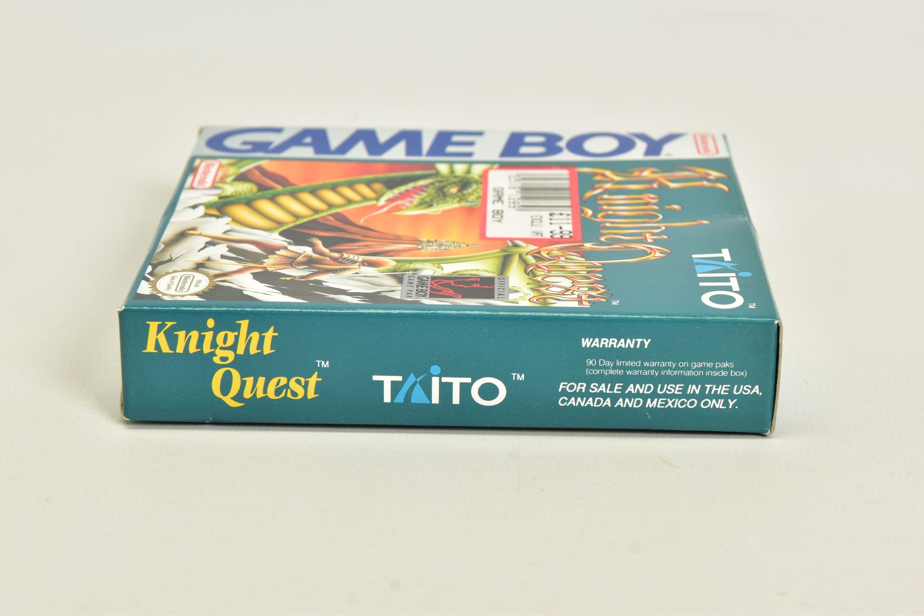 KNIGHT QUEST GAMEBOY GAME BOXED, very rare Gameboy RPG boxed with its manual; some moderate wear - Image 6 of 8