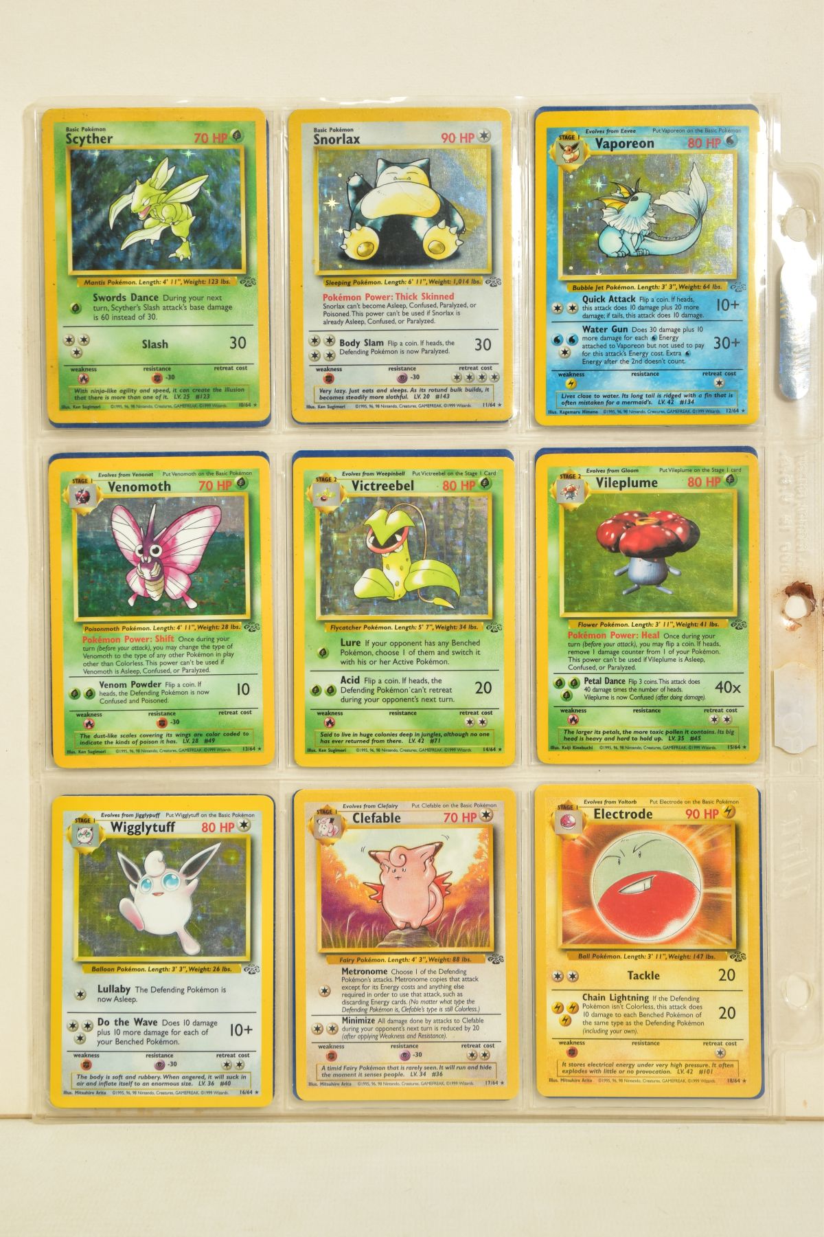 A COMPLETE POKEMON JUNGLE SET, all 64 cards that make up Jungle Set are present, card condition is - Image 2 of 8