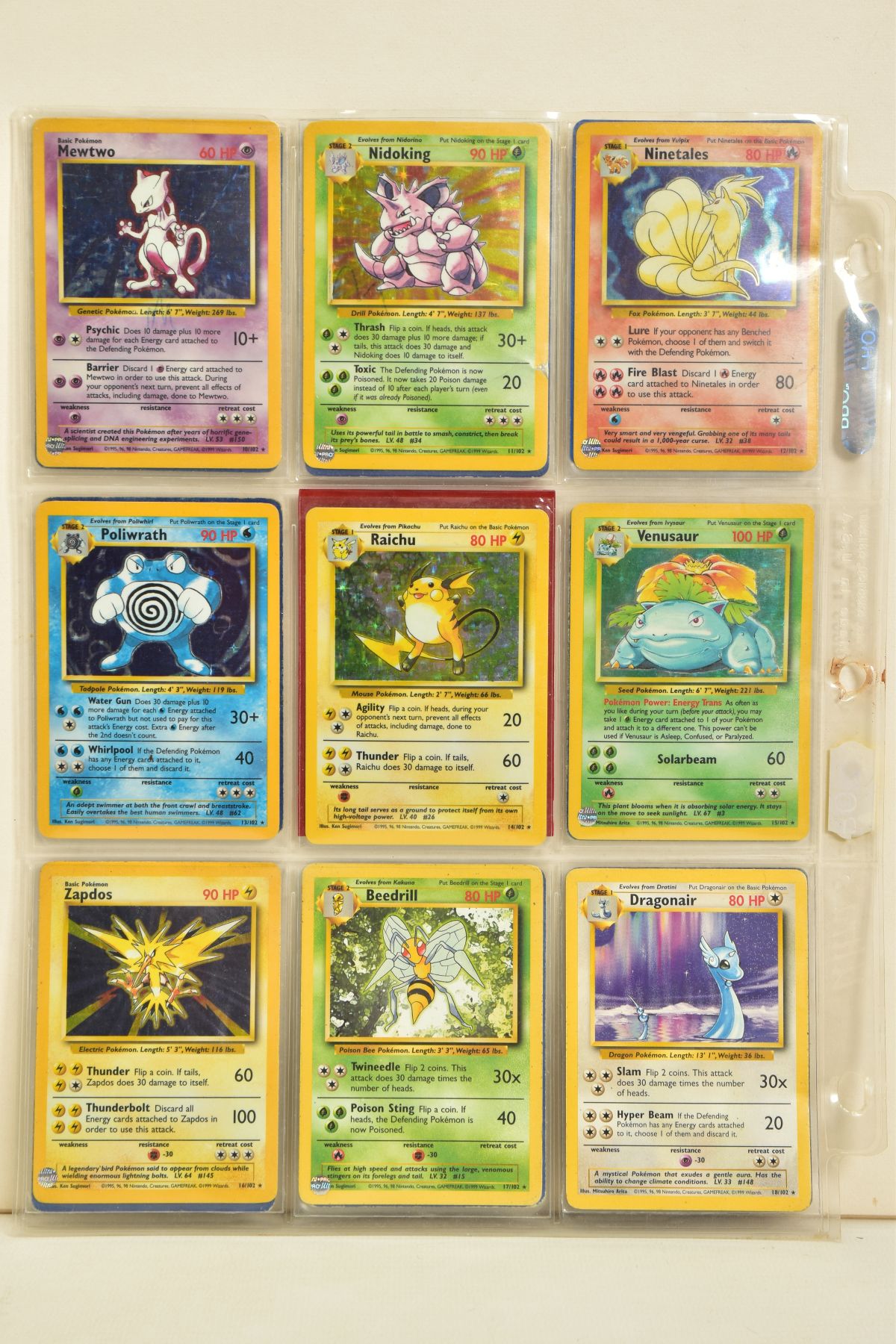 A COMPLETE POKEMON BASE SET, all 102 cards that make up Base Set are present including Machamp 8/102 - Image 2 of 16