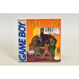 NINJA TARO GAMEBOY GAME BOXED, RPG game boxed with its manual; contains moderate wear on the