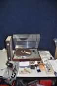 A LUXMAN PD131 TURNTABLE with plexi glass cover ( no tone arm fitted) ( PAT pass and working)