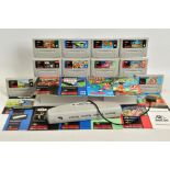 QUANTITY OF SNES GAMES INCLUDING SUPER BOMBER-MAN & DONKEY KONG COUNTRY, loose SNES cartridges to