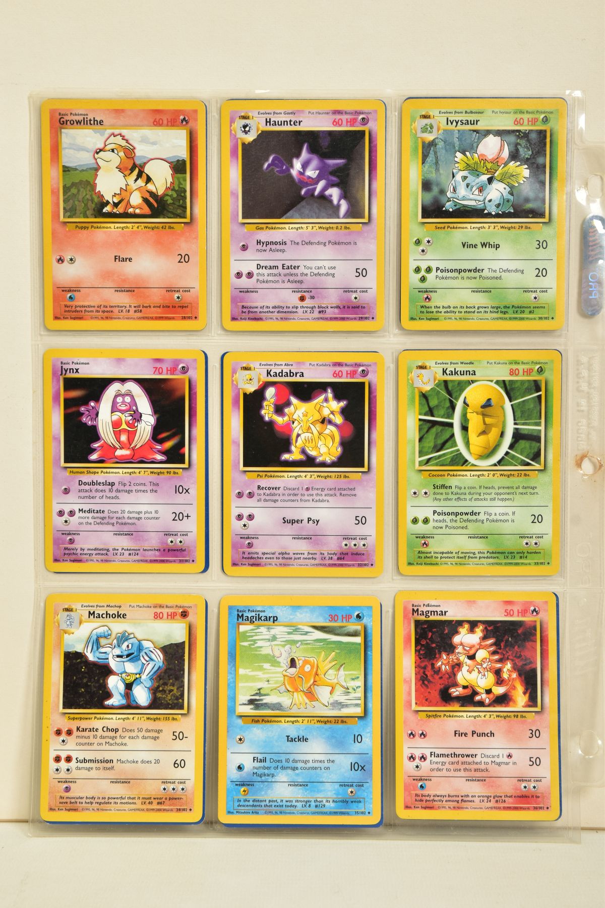 A COMPLETE POKEMON BASE SET, all 102 cards that make up Base Set are present including Machamp 8/102 - Image 4 of 16