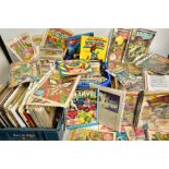 FOUR BOXES OF OVER 700 SPIDER-MAN, MARVEL UK AND OTHER COMICS AND MAGAZINES, including Amazing