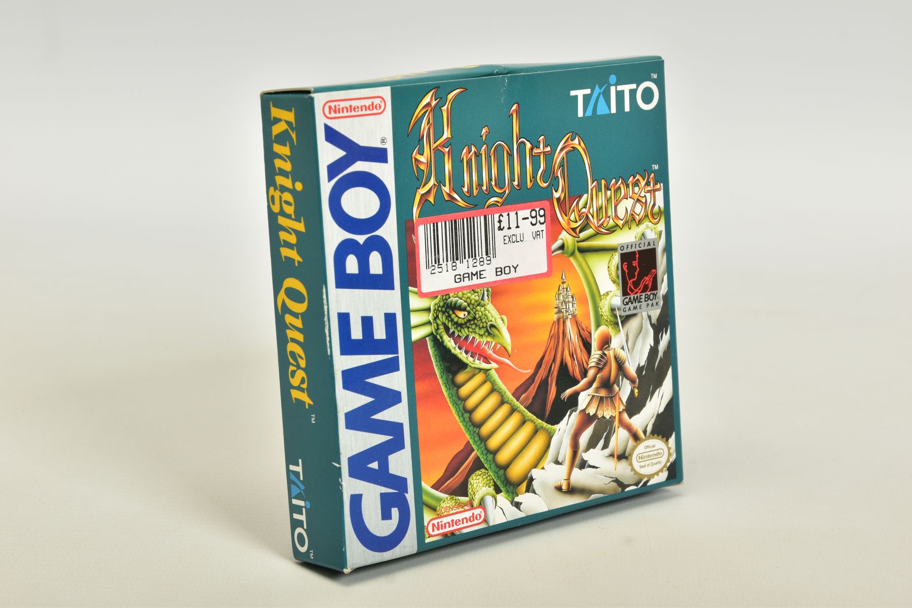 KNIGHT QUEST GAMEBOY GAME BOXED, very rare Gameboy RPG boxed with its manual; some moderate wear - Image 7 of 8