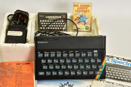 ZX SPECTRUM 16K, an original ZX Spectrum computer complete with its power suply, ZX Spectrum Basic