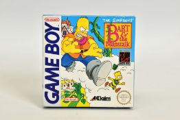 BART AND THE BEANSTALK GAMEBOY GAME BOXED, notorious Gameboy game boxed with its manual; contains