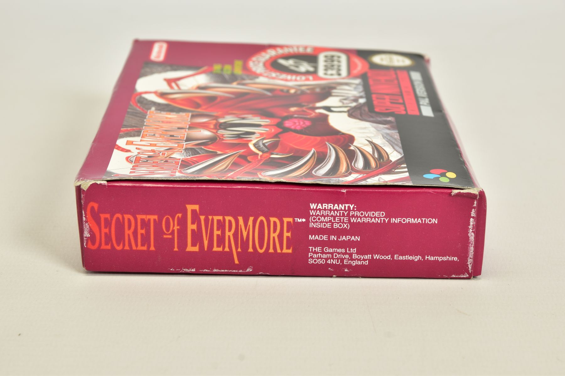 SECRET OF EVEMORE SNES GAME BOXED, SquareSoft developed RPG for the SNES boxed with its manual; - Image 4 of 8