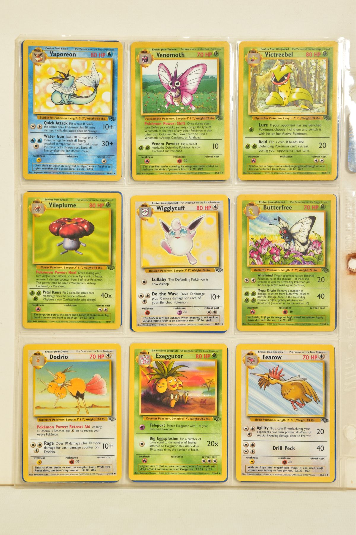 A COMPLETE POKEMON JUNGLE SET, all 64 cards that make up Jungle Set are present, card condition is - Image 4 of 8