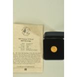 A RARE GEORGE VI HALF PROOF SOVEREIGN, dated 1937, cased together with a History Coins Of Great