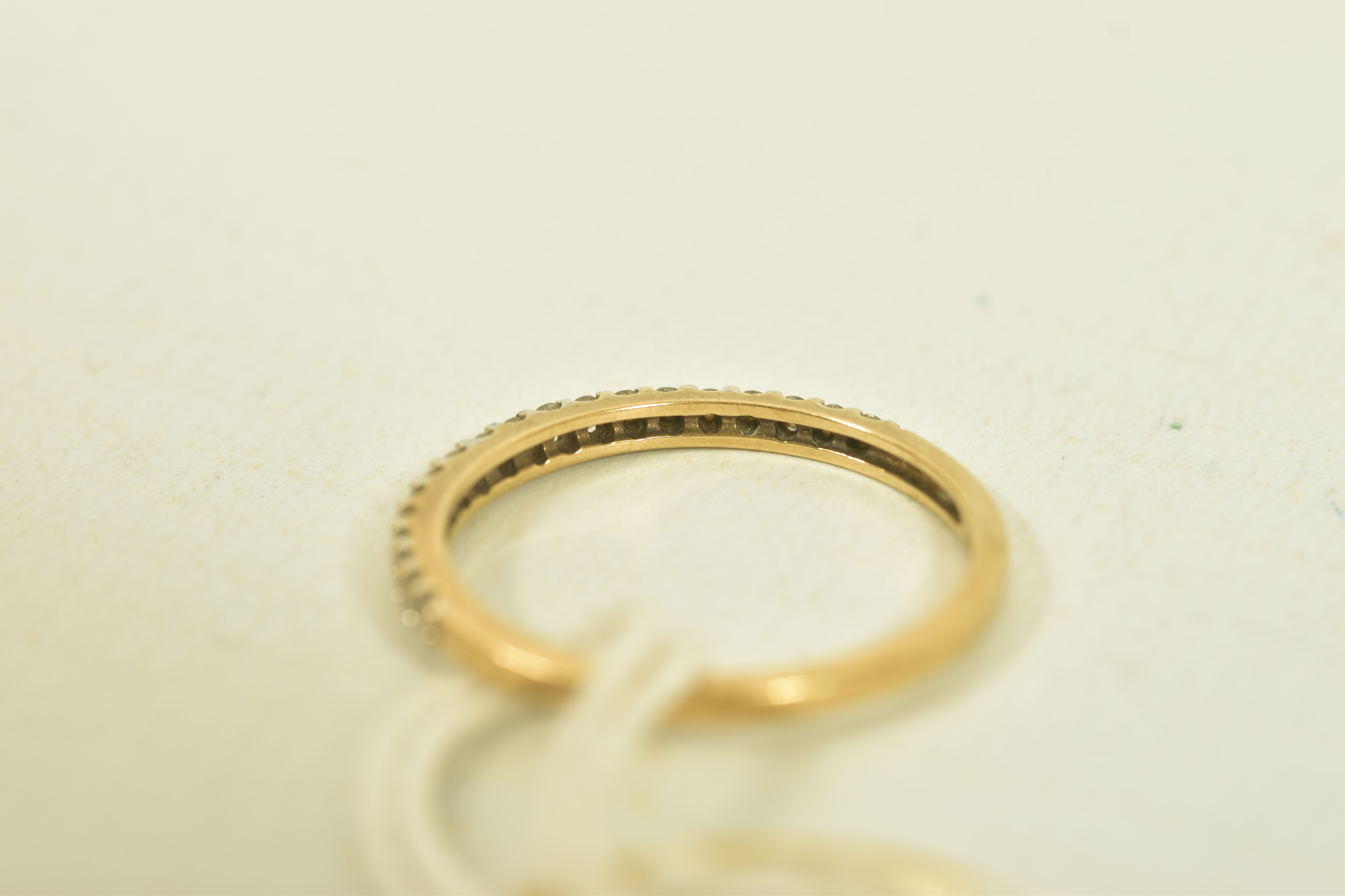 TWO GOLD DIAMOND RINGS, the first an 18ct gold brilliant cut diamond single stone ring, estimated - Image 8 of 8