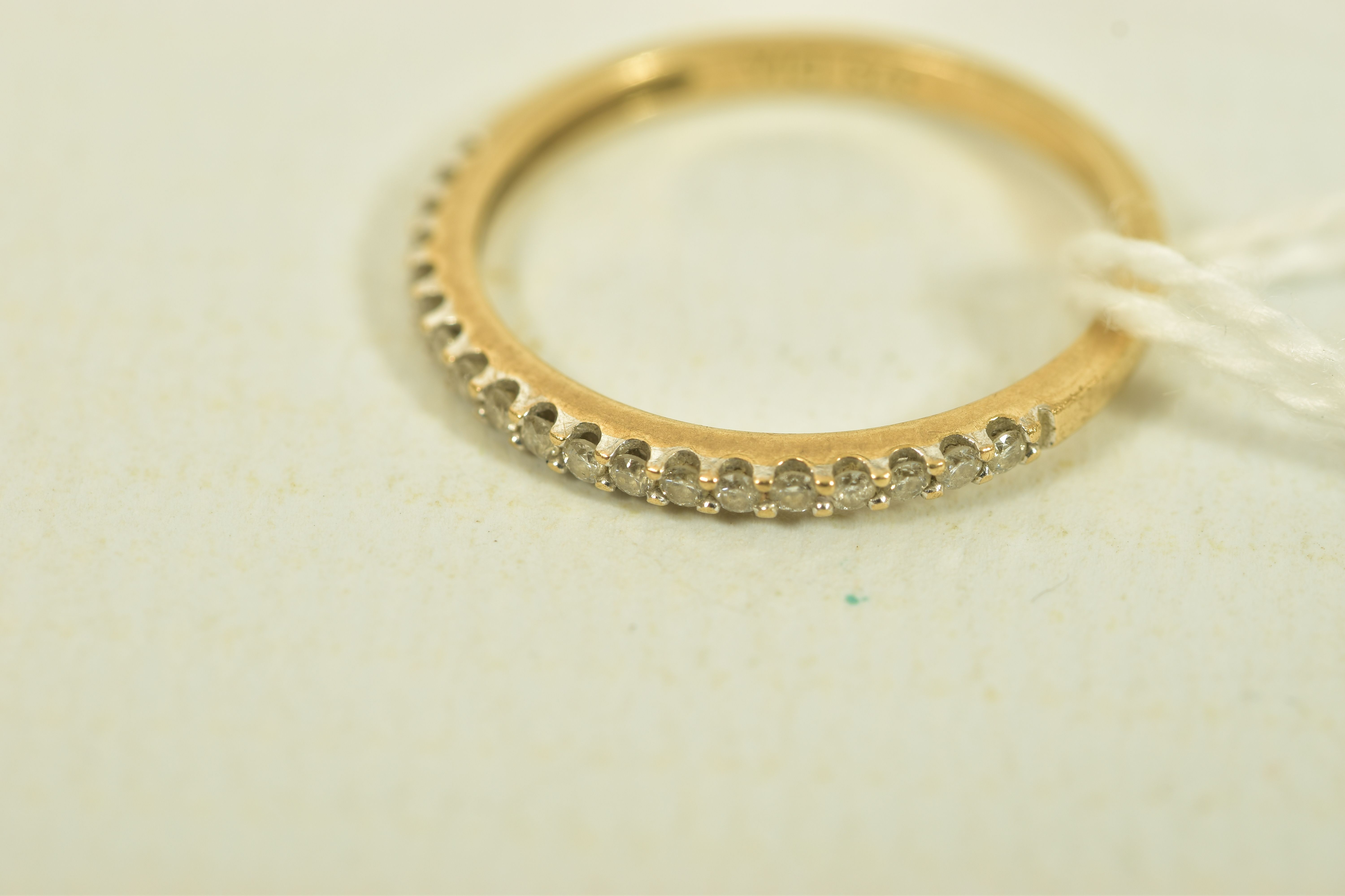 TWO GOLD DIAMOND RINGS, the first an 18ct gold brilliant cut diamond single stone ring, estimated - Image 5 of 8