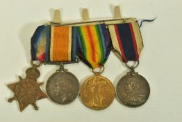 GREAT WAR GROUP OF FOUR MEDALS, as follows 1914-15 Star British War & Victory medals named 212548