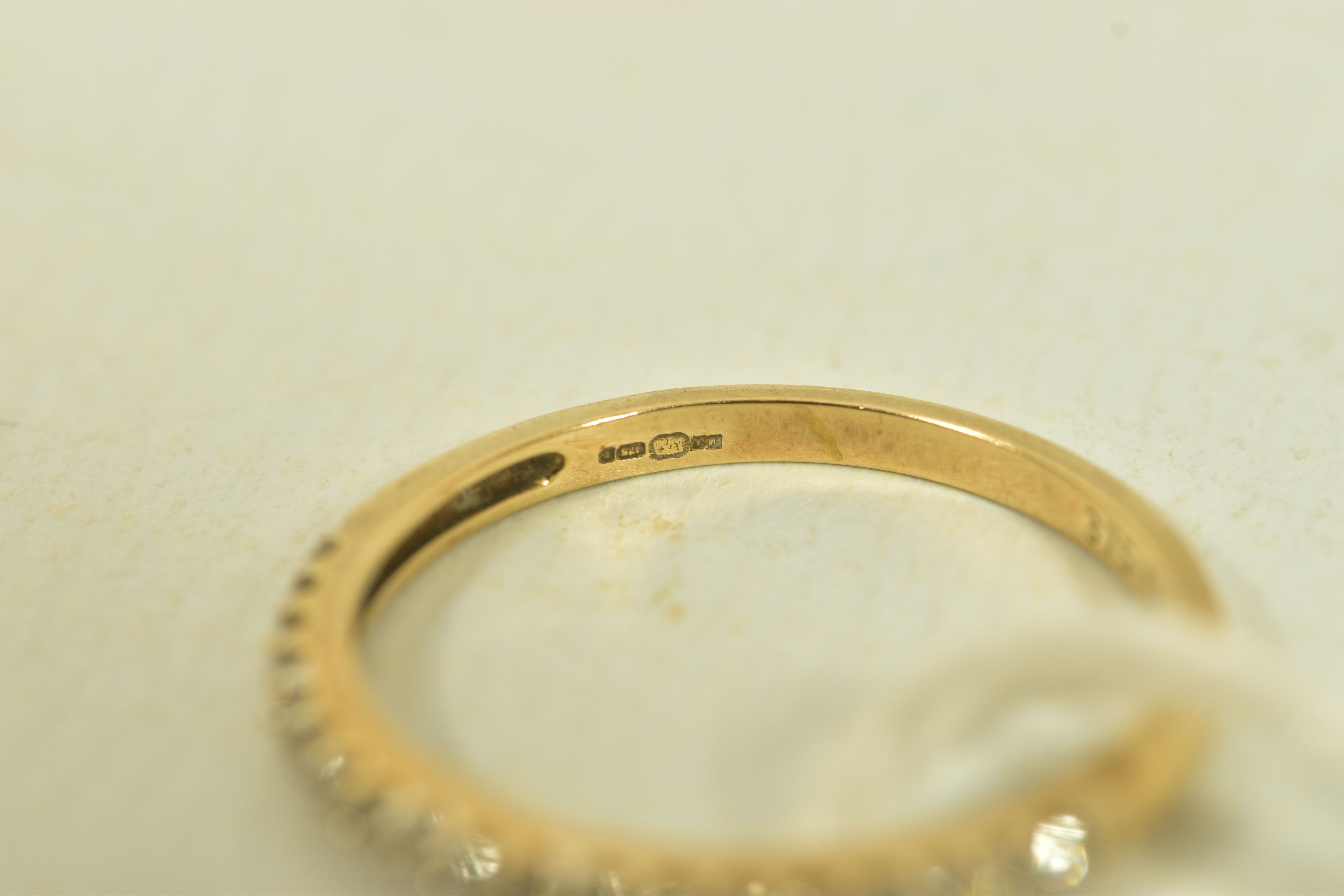TWO GOLD DIAMOND RINGS, the first an 18ct gold brilliant cut diamond single stone ring, estimated - Image 7 of 8