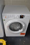 A HOTPOINT NSWM743UW WASHING MACHINE width 60cm, depth 50cm and height 85cm (PAT pass and powers