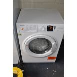 A HOTPOINT NSWM743UW WASHING MACHINE width 60cm, depth 50cm and height 85cm (PAT pass and powers