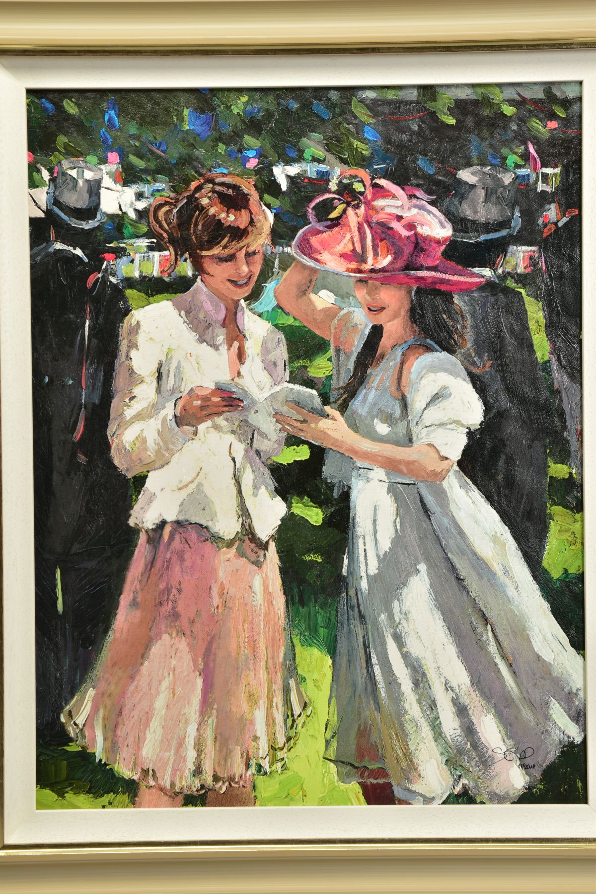 SHERREE VALENTINE DAINES (BRITISH 1959) 'ROYAL ASCOT LADIES DAY II' an artist proof print 17/20, - Image 2 of 10