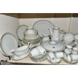 AN EIGHTY SEVEN PIECE ROYAL DOULTON BERKSHIRE DINNER SERVICE TC1021, comprising a coffee pot, a