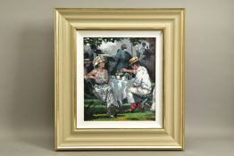 SHERREE VALENTINE DAINES (BRITISH 1959) 'AFTERNOON TEA', a signed limited edition print of figures