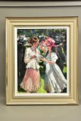 SHERREE VALENTINE DAINES (BRITISH 1959) 'ROYAL ASCOT LADIES DAY II' an artist proof print 17/20,