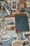 EPHEMERA, a collection of postcards, photographs, photographic cigarette cards, early 20th century