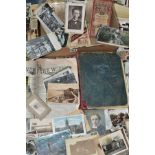 EPHEMERA, a collection of postcards, photographs, photographic cigarette cards, early 20th century