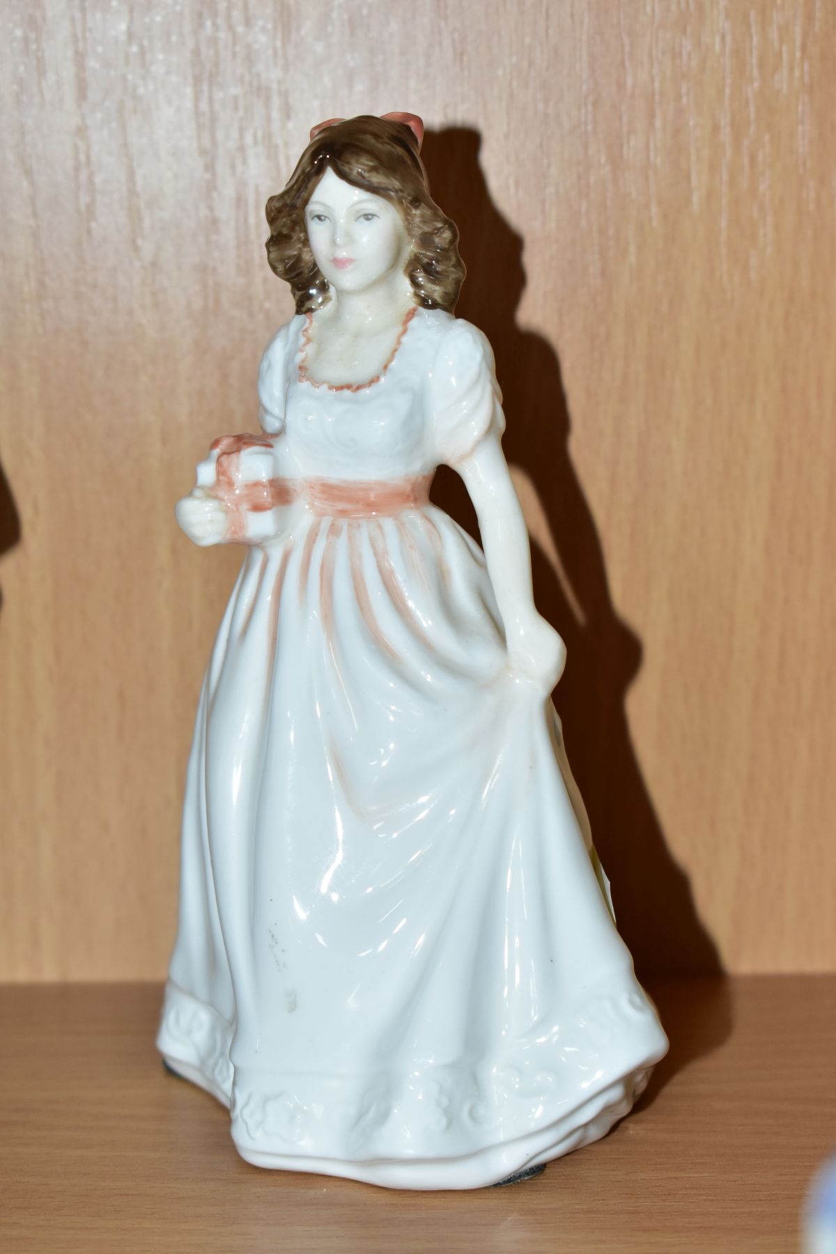 TWO ROYAL DOULTON FIGURES, A BORDER FINE ARTS SCULPTURE AND TWO SPODE 'ITALIAN' MINIATURE PIECES, - Image 4 of 6