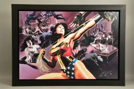 ALEX ROSS FOR DC COMICS (AMERICAN CONTEMPORARY) 'WONDER WOMAN:DEFENDER OF TRUTH) a signed limited