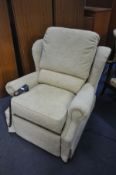 A G PLAN BEIGE ELECTRIC RECLINER ARMCHAIR