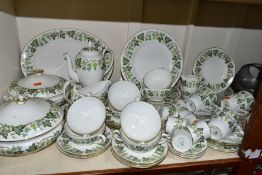 A SEVENTY EIGHT PIECE WEDGWOOD SANTA CLARA DINNER SERVICE, pattern no W4114, comprising a coffee