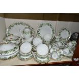 A SEVENTY EIGHT PIECE WEDGWOOD SANTA CLARA DINNER SERVICE, pattern no W4114, comprising a coffee