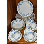 A TWENTY EIGHT PIECE ROYAL ALBERT MEADOWCROFT PART DINNER SERVICE, comprising six teacups, six