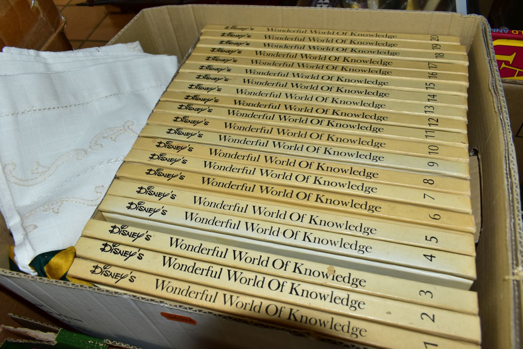 TWENTY VOLUMES OF DISNEY'S WONDERFUL WORLD OF KNOWLEDGE, A GLOSSWOOD CANTEEN OF STAINLESS STEEL - Image 8 of 10