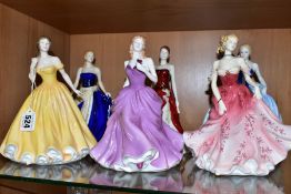 SIX BOXED ROYAL DOULTON FIGURE OF THE YEAR FIGURINES, comprising Classics Susan HN 4532 (2004) and