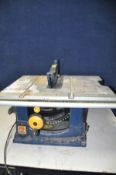 A MAC ALLISTER COD1500WTS portable table saw with laser (PAT pass and working)