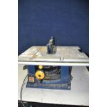 A MAC ALLISTER COD1500WTS portable table saw with laser (PAT pass and working)
