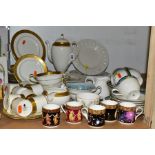 A TWENTY NINE PIECE WEDGWOOD ASCOT PART DINNER SERVICE WITH OTHER WEDGWOOD DINNER WARES ETC, the