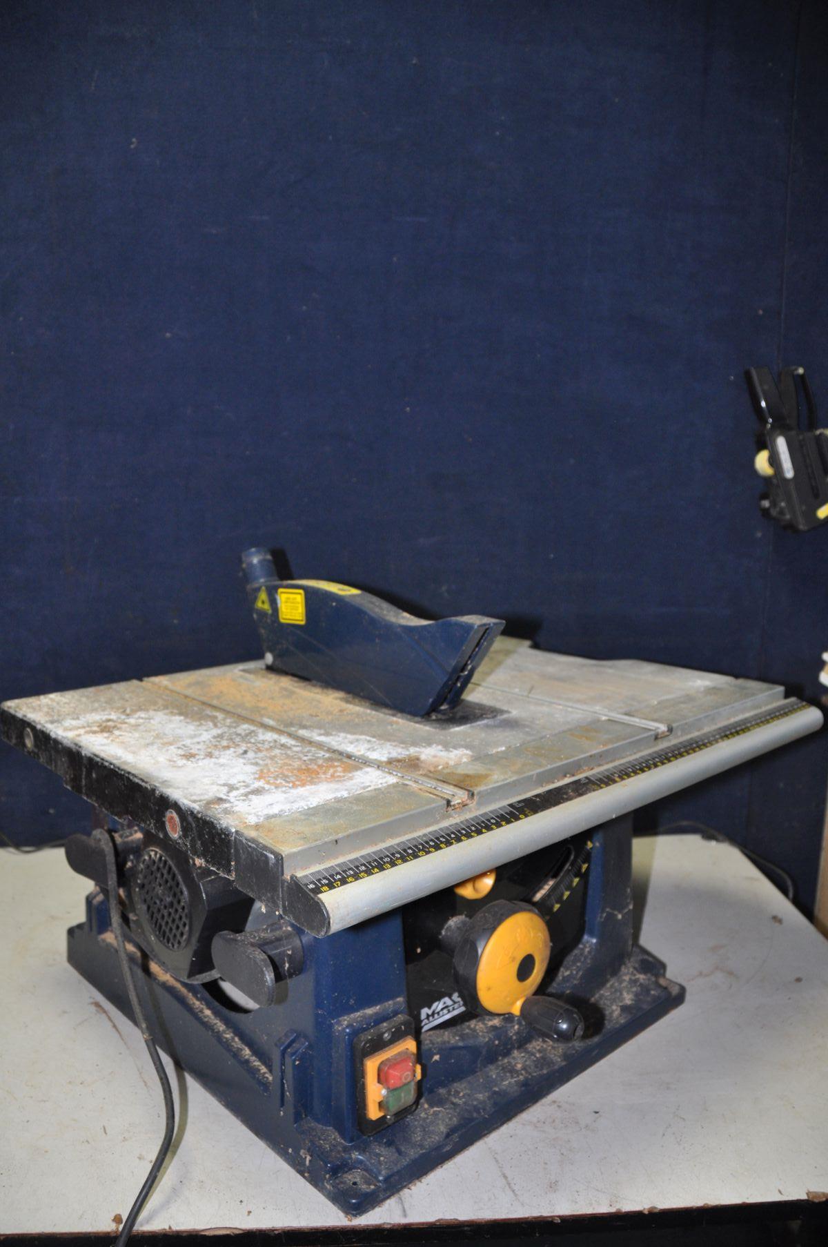 A MAC ALLISTER COD1500WTS portable table saw with laser (PAT pass and working) - Bild 2 aus 2