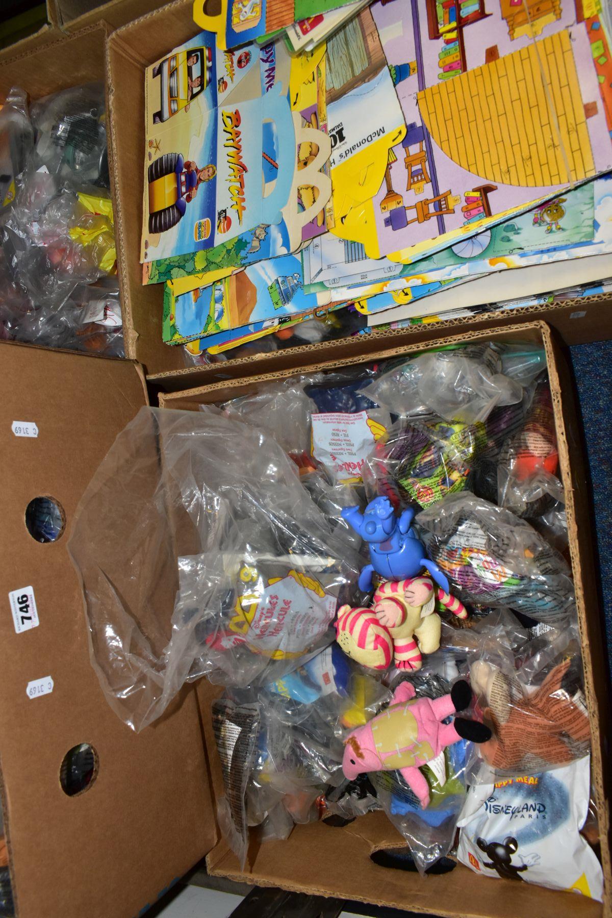 FOUR BOXES CONTAINING OVER 200 MCDONALDS HAPPY MEAL TOYS, IN SEALED PACKETS (DISNEY ETC) , also a - Bild 2 aus 5