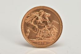 A QUEEN ELIZABETH II FULL SOVEREIGN COIN, dated 1978, approximate diameter 22mm, approximate gross