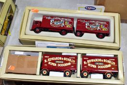 THREE BOXED CORGI CLASSICS HEAVY HAULAGE AND SHOWMANS RANGE SETS, Scammell Constructor, 24 Wheel