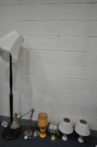 AN ANGLE POISE STYLE DESK LAMP (condition:-dirty and need of cleaning) along with a pair of