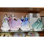 SIX ROYAL DOULTON FIGURE OF THE YEAR FIGURINES, comprising boxed Classics Figure of the Year 2002