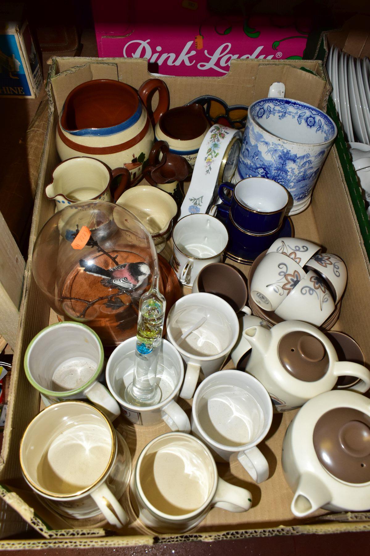 FIVE BOXES OF CERAMICS, GLASSWARES AND SUNDRY ITEMS, to include a fifty six piece Royal Doulton - Bild 2 aus 6