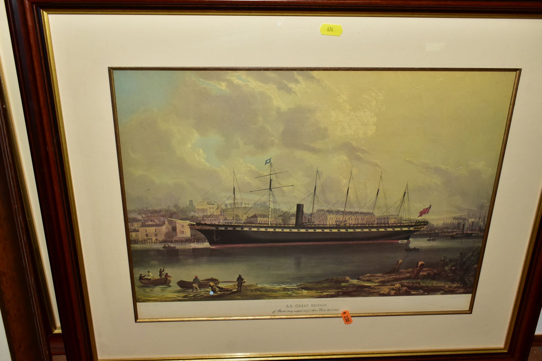 PICTURES AND PRINTS ETC, to include maritime prints - signed Steven Dews 'The Tweed in the Channel - Image 9 of 10