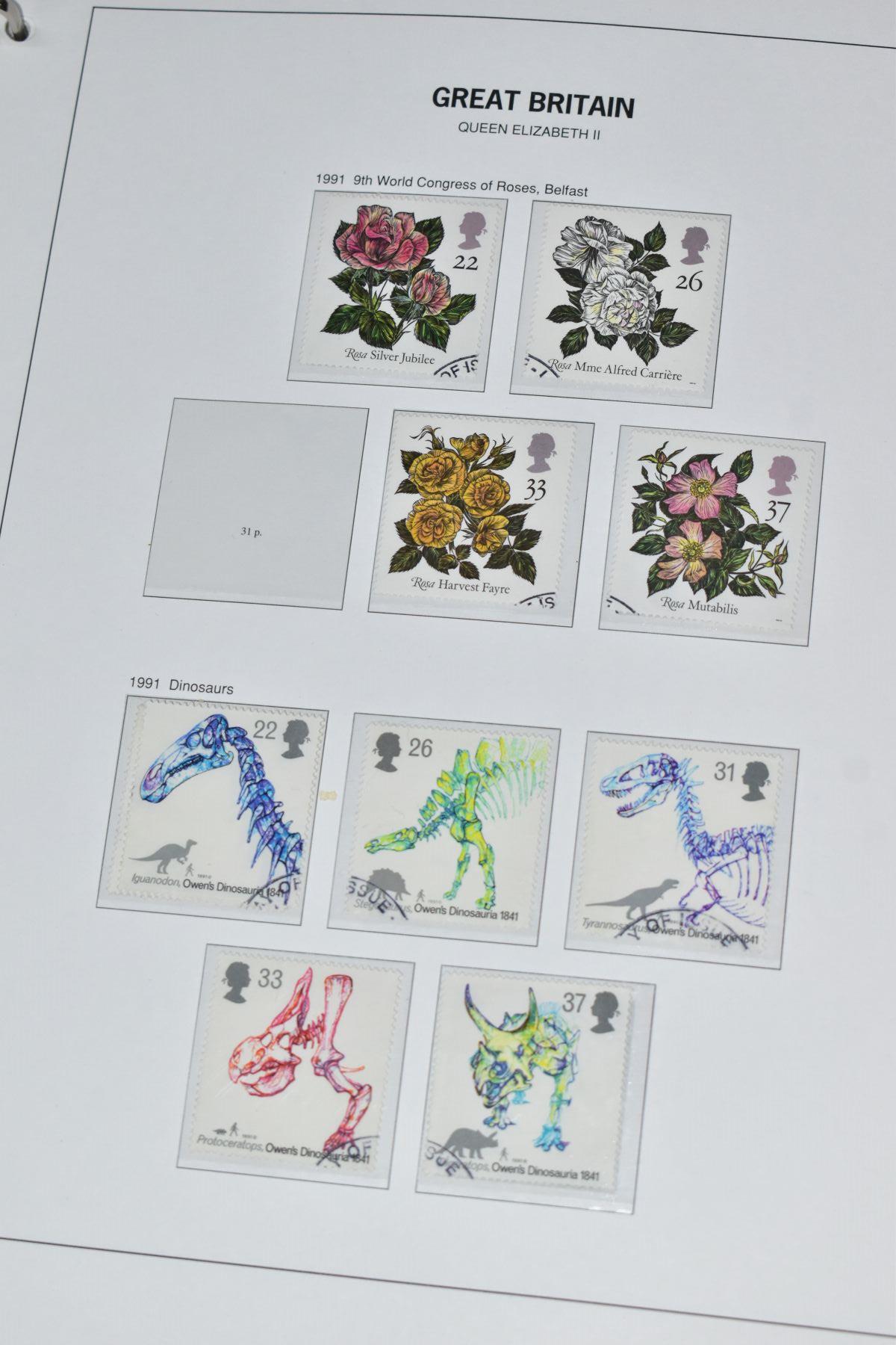 GB MAINLY USED COLLECTION, in four albums (1 Davo and 3 x Royal Mail ring binders) we note a small - Bild 7 aus 7